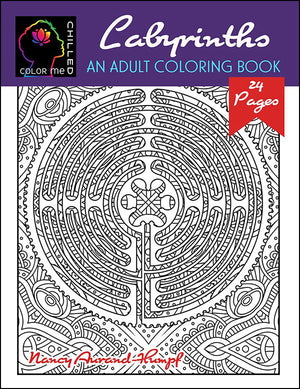 A Labyrinth Coloring Book by Color Me Chilled available on Amazon.com