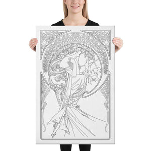 Color Me Chilled Canvas Prints Mucha - Poetry