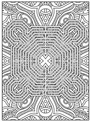 Color Me Chilled Canvas Prints Reims Mandala Labyrinth